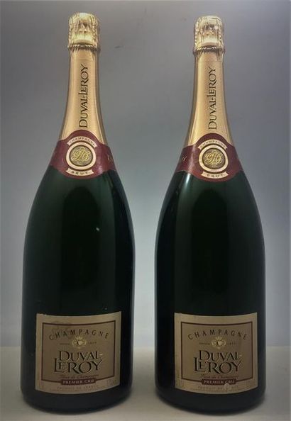 2 magnums de Champagne Duval-Leroy Fleur...