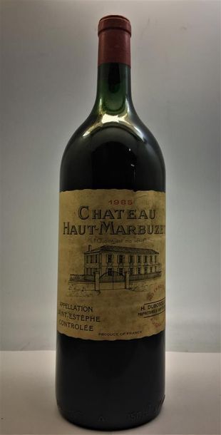 null 1 magnum de Château Haut-Marbuzet Saint-Estèphe 1985.
Haute Épaule, étiquette...