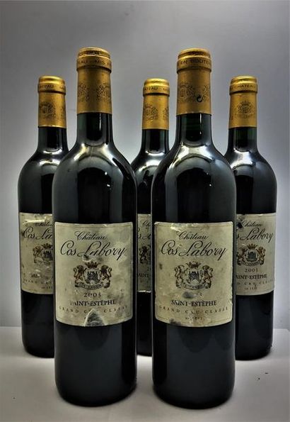 null 10 bouteilles dont 5 de Château d'Armailhac, Grand Cru Classé, Pauillac 2001...
