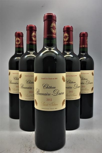 null 6 bouteilles de Château Branaire- Ducru, Grand Cru Classé en 1855, Saint-Julien...