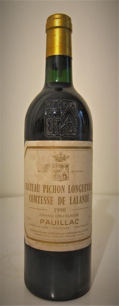 null 2 bouteilles dont 1 de Château Pichon-Longueville COMTESSE DE LALANDE, Grand...