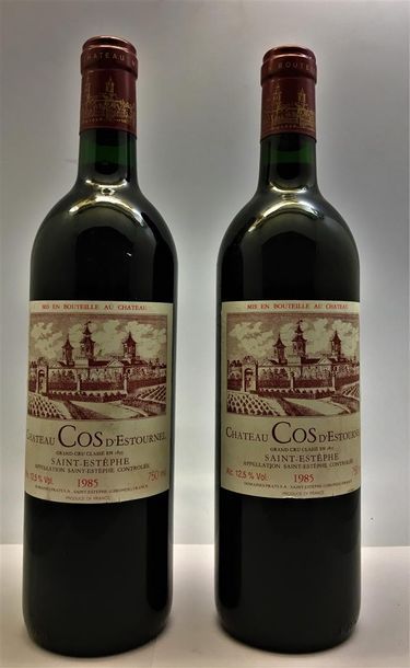 null 8 bouteilles de Château Cos d'Estournel, Grand Cru Classé en 1855, Saint-Estèphe...