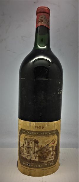 null 1 magnum de Château Ducru-Beaucaillou Saint-Julien 1959.
Haute épaule, étiquette...