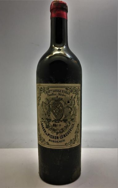 null 2 bouteilles de Château Longueville au Baron de Pichon-Longueville, Pauillac-Médoc...