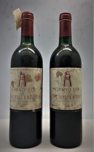 null 2 bouteilles de Grand Vin de Château Latour, Premier Grand Cru
Classé, Pauillac...