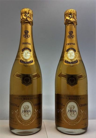 2 bouteilles de Champagne Louis Roederer...