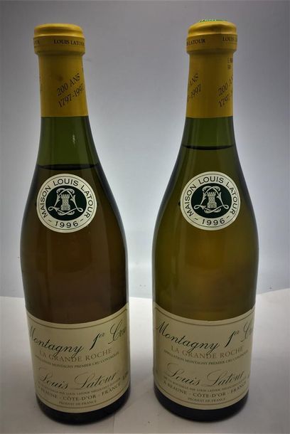 null 2 bouteilles de Maison Louis Latour La Grande Roche Montagny
Premier Cru 1996.
Une...