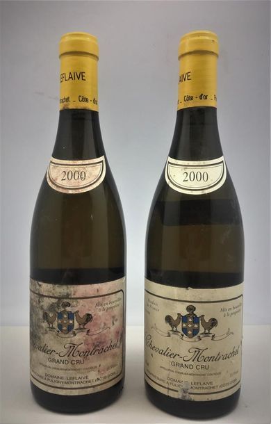 null 2 bouteilles du Domaine Leflaive Chevalier-Montachet Grand Cru 2000.
1 à 0-2...