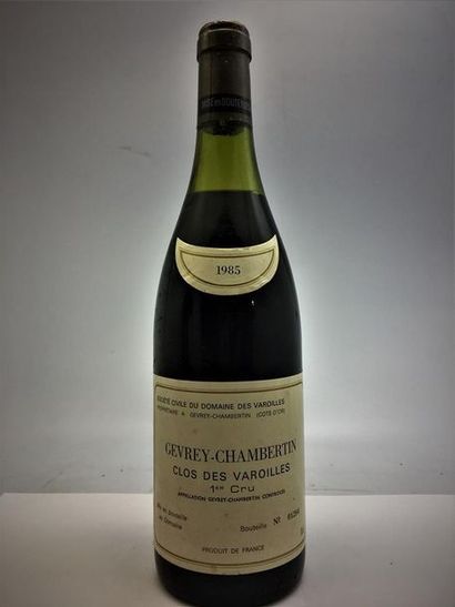 null 1 bouteille du Domaine des Varoilles Gevrey-Chambertin 1er cru Clos des Varoilles...