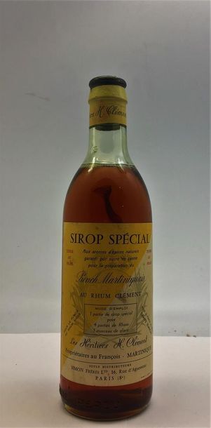 null 1 bouteille de 50 cl Héritiers H. Clément Sirop spécial pour Punch.