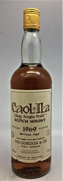 null 1 bouteille de Caol-Ila, Islay Single Malt Scotch Whisky 1972, Bottled 1985,...