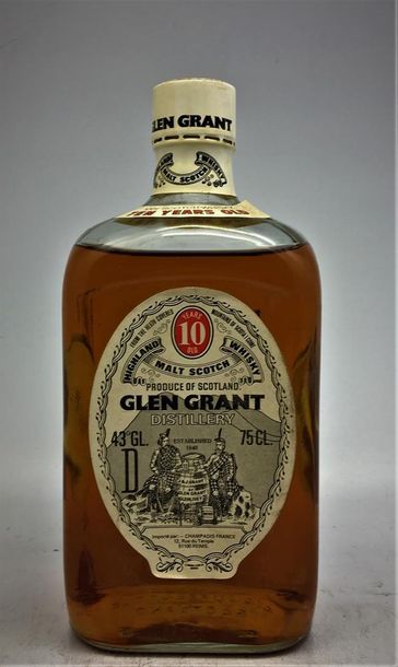 null 1 bouteille de Glen Grant 10 years old Highland Malt Scotch Whisky, 43%, 75...