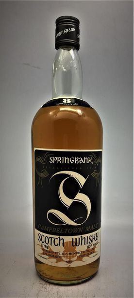 null 1 bouteille de Springbank 8 Years Old Campbeltown
Malt Scoth Whisky, 1 litre,...