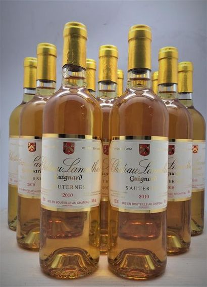 12 bouteilles de Château Lamothe Guignard...