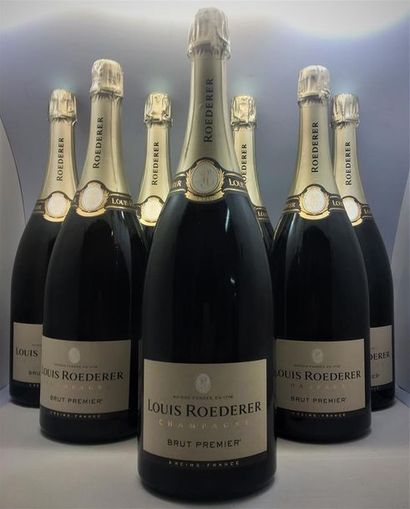 8 magnums de Champagne Louis Roederer Brut...