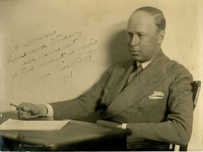 PROKOFIEV Sergueï Sergueïevitch [Sontsovka, 1891 - Moscou, 1953], compositeur, pianiste...