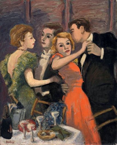 Robert PIKELNY (1904-1986) Le bal
Huile sur toile, signée en bas à gauche, titrée...