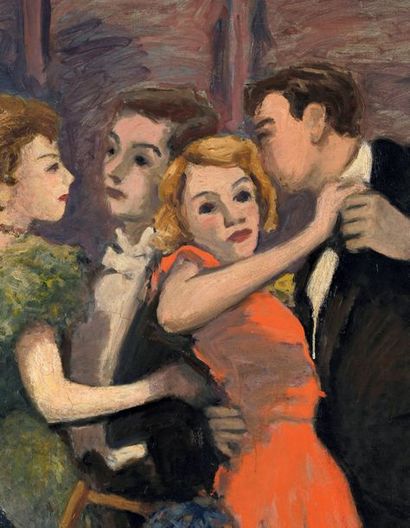Robert PIKELNY (1904-1986) Le bal
Huile sur toile, signée en bas à gauche, titrée...