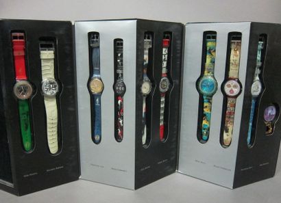 null SWATCH 1996 ATLANTA: Rare coffret " III. Historical Olympic Collection 96 "...