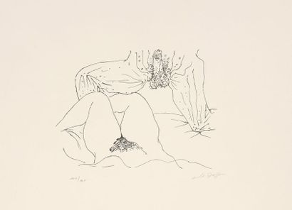 André MASSON (1896-1987) Dessins érotiques. 1971. Lithographie. Format de l'album:...