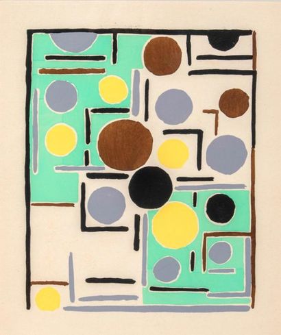 Sonia DELAUNAY (1885-1979) Composition, 1930...