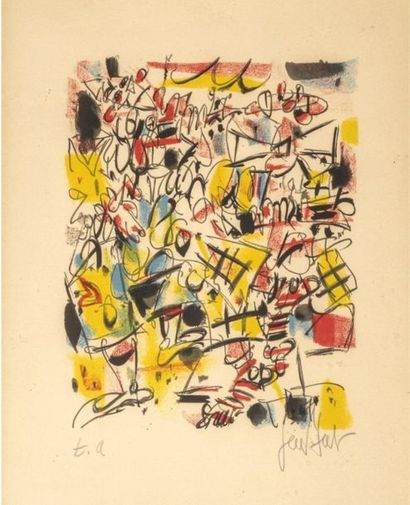 GEN PAUL (1895-1975) Clowns Lithographie...