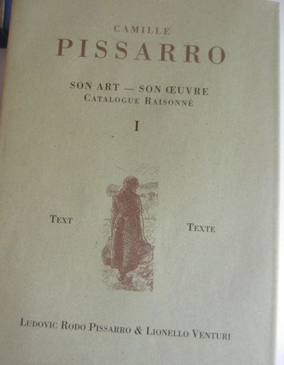  CAMILLE PISSARRO - Ludovic Rodo-Pissarro, Lionello Venturi : Camille Pissarro. Son... Gazette Drouot