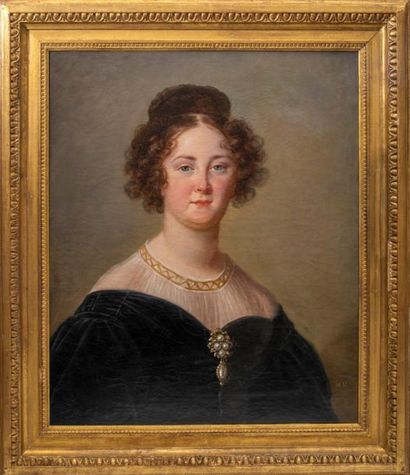  (*) Élisabeth Louise VIGÉE-LE BRUN (Paris, 1755 - 1842) Portrait de Lucie Ditte...