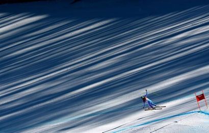 Downhill training men, Sochi 2014 Olympic...