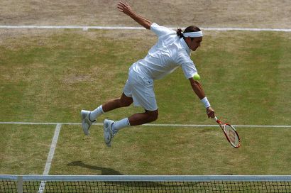 Roger Federer à Wimbledon - 2004 © Nicolas...