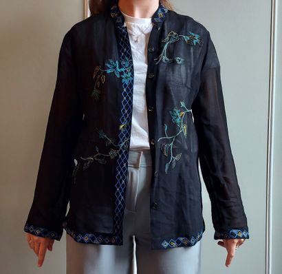 KENZO 
Light jacket in viscose and linen...