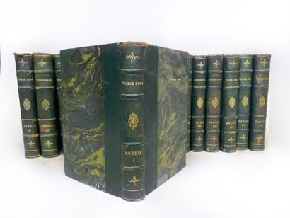  Victor HUGO ,Paris, Edition Hetzel-Quantin 
Complete works of Victor Hugo, POESIES...