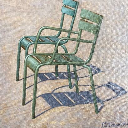 PIETROWSKI. Two seats in Luxembourg. Oil...