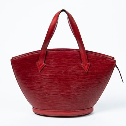  LOUIS VUITTON 
1994 
Saint-Jacques" PM bag 
"Saint-Jacques" PM bag 
 
Red Epi leather...