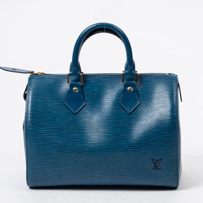  LOUIS VUITTON 
1995 
Speedy" 25 bag 
"Speedy" 25 bag 
 
Blue Epi leather 
Blue Epi...