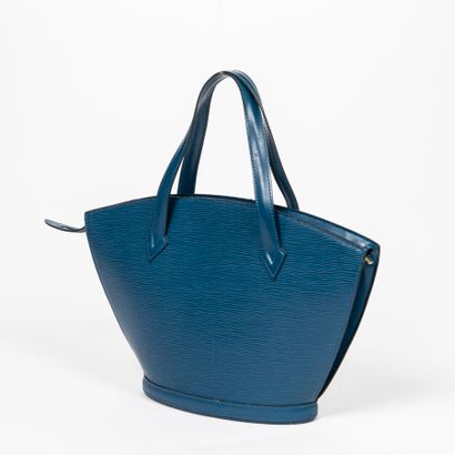  LOUIS VUITTON 
1995 
Saint-Jacques" PM bag 
"Saint-Jacques" PM bag 
 
Blue Epi leather...