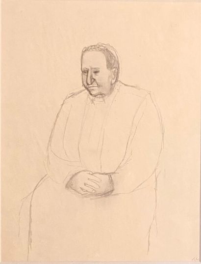 Pierre TAL COAT (1905-1985) 
Portrait de...
