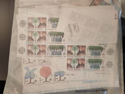 Europa. Postage stamps, series and blocks...