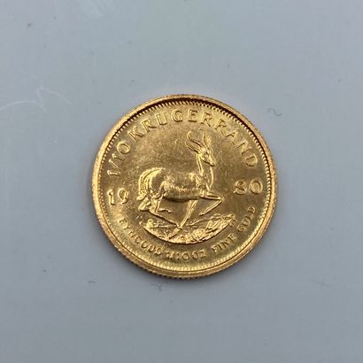 1 gold coin 1/10 Krugerrand 1980