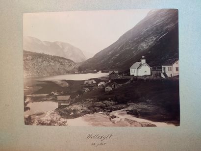  Norway, Sweden and Denmark Two albums containing albumen prints ca 1890, depicting...