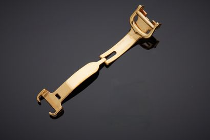  MUST by CARTIER Deploying buckle for a CARTIER Must watch bracelet in gold-plated...
