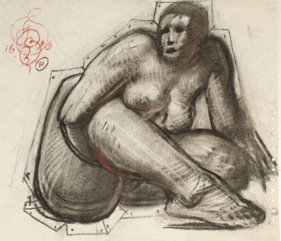 Franciszek STAROWIEYSKI (1930-2009) Untitled 1988 Pastel and pencil on Canson paper,...