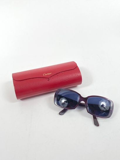 CARTIER.pair of sunglasses and case (wor...