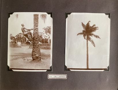  AFRICA Set of 3 albums. Album 1 : about 34 prints. Report on the school of Zouanké,...