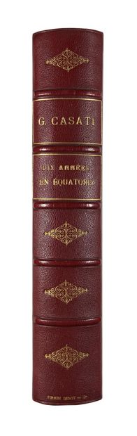  Casati, Gaetano 
Dix années en Equatoria 
Paris, Firmin-Didot, 1892. 
In-4 demi...