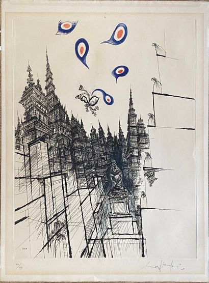 Ronald SEARLE (1920-2011) after 
Icarus II,...