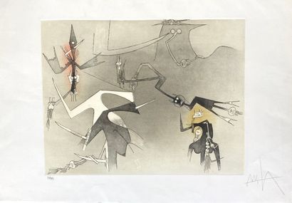 Wifredo LAM (1902 - 1982) 
Visible-invisible,...