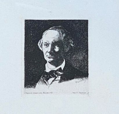 Édouard MANET (1832-1883) 
Charles Baudelaire...