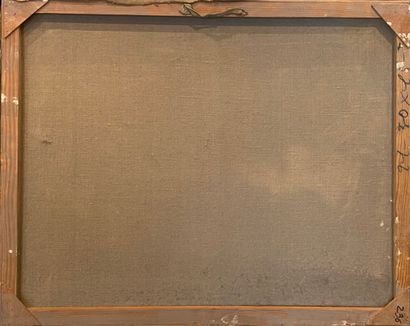 ZWI ENGEL (? - 2017) Paysage 
Huile sur toile, signée en bas à gauche 
65 x 81 c...