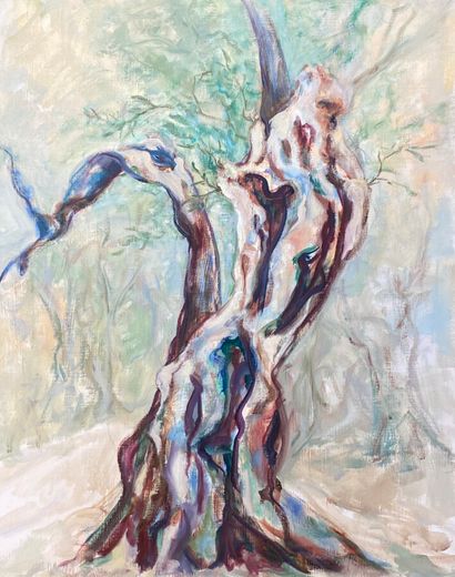 L'arbre 
Huile sur toile 
92 x 73 cm